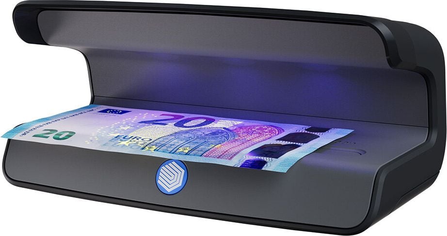 Geldscheinprüfgerät Safescan 55 LED, UV-LED-Leuchten, UV-Erkennung, inkl. USB-C
Kabel