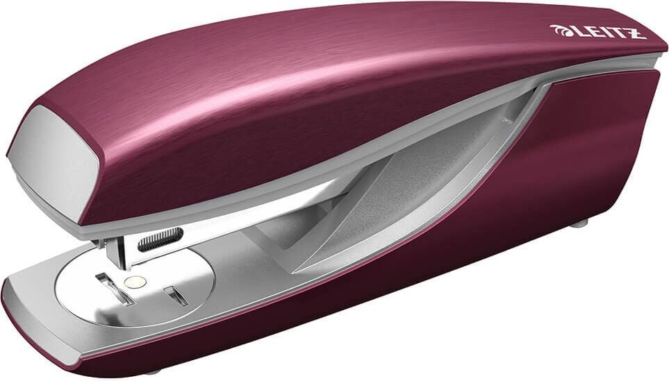 Heftgerät Leitz New NeXXt Style 5562, bis 30 Blatt, Einlegetiefe: 38mm, für 24/6
und 26/6 Klammern, bordeauxrot