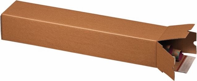 Versandhülsen Smartbox Pro Planbox SK 311600110, A1, Innenmaße: 610x105x105mm (LxBxH), mit Selbstklebung, braun, Pack 10 Stück