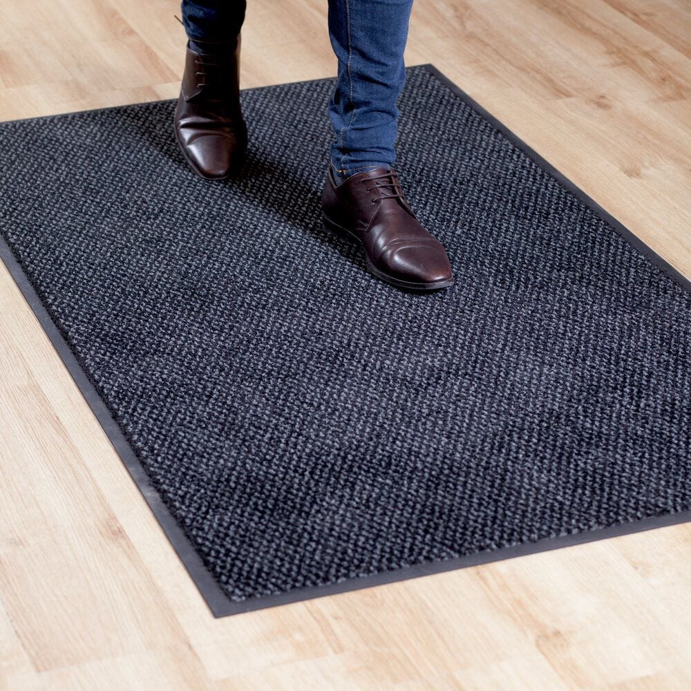 Schmutzfangmatten M+A Matting Classic Solutions, 200x300cm, rechteckig, Innenbereich, waschbar, dunkelgrau meliert