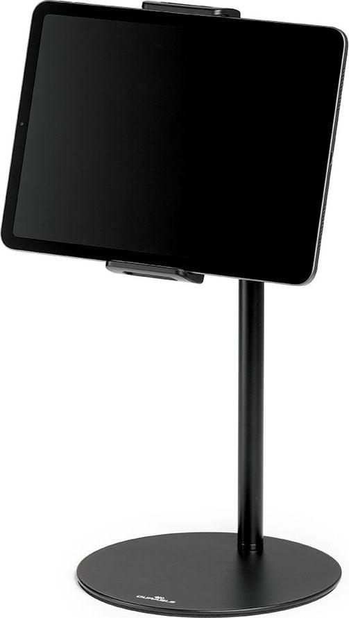 Tablethalterung Durable TWIST TABLE 894101, für 4,7-13 Zoll Tablets im Hoch- und Querformat, Tischständer, schwarz, schwarz
