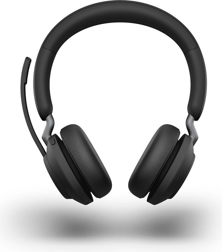Headset Jabra Evolve2 65 MS Duo 26599-999-999, Stereo, Bluetooth, USB-A-Stecker,
verstellbarer Kopfbügel, drehbares
Bügelmikrofon, schwarz