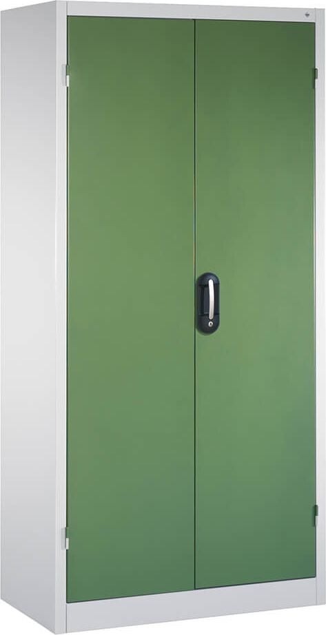 Werkstattschrank CP Serie 89 Schwerlast-Werkzeugschrank 8922, 93x195x60cm (BxHxT), 4 Böden, 2 Flügeltüren, hellgrün