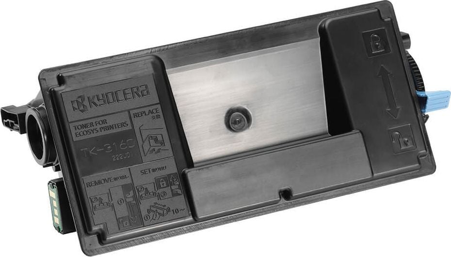 Kyocera Lasertoner TK-3160, schwarz, 12.500 Seiten