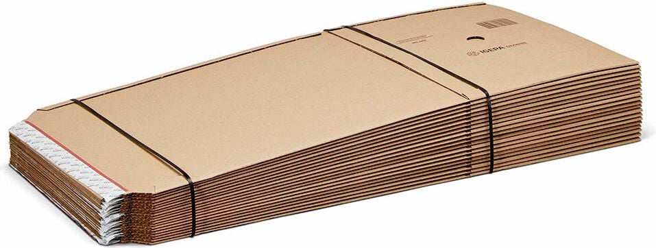 Universalverpackungen KBV-335, C4+, Innenmaß: 335x275x80mm (LxBxH), variable
Höhe, B-Welle, braun, Pack 20 Stück