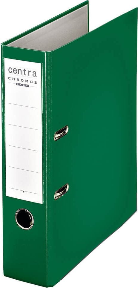 Ordner A4 Centra Chromos 2301, 80mm, PP, A4, 8cm Rücken, PP-Folie, grün