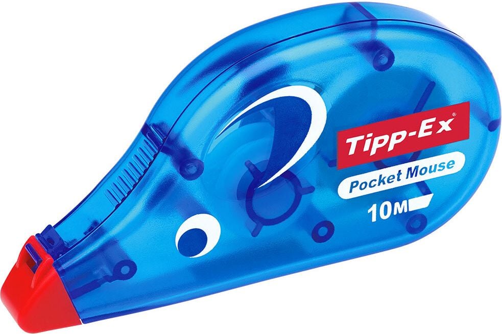 Korrekturroller Tipp-Ex Pocket Mouse 935587 Vorteilspack, 4,2mm breit/10m lang, blau, Vorteilspack 15 Stück + 5 GRATIS