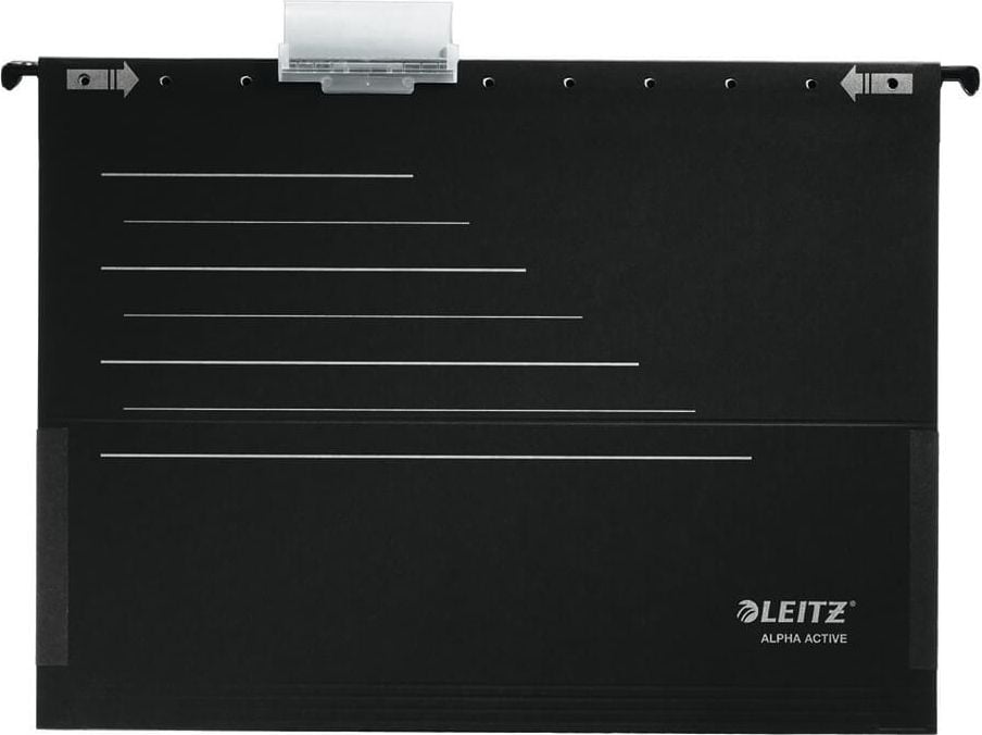 Hängetaschen Leitz Alpha Active 1926, Frösche, Pendareckarton (RC) 275 g/m²,
Pack 5 Stück, schwarz
