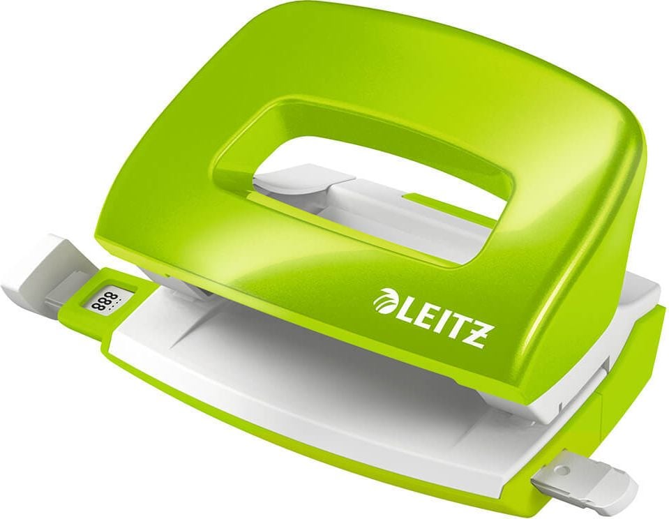 Locher Leitz New NeXXt 5060 WOW, ca. 10 Blatt, Anschlagschiene, grün