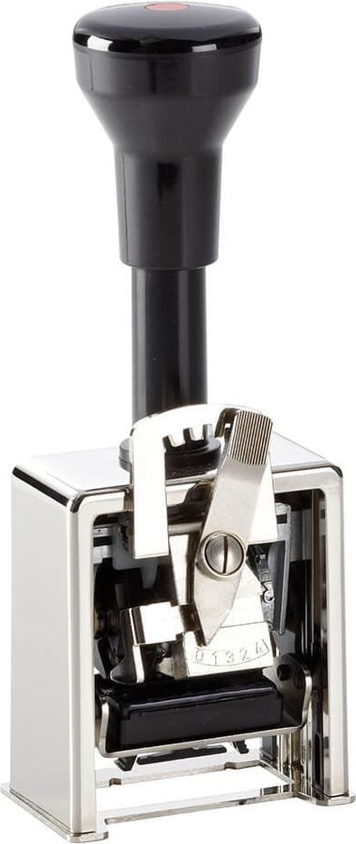 Paginierstempel Reiner C1, 5,5mm Blockschrift, 8-stellig, Metallgehäuse