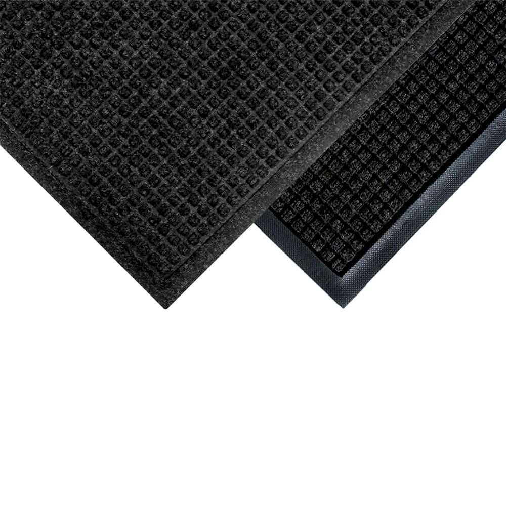 Schmutzfangmatten M+A Matting Waterhog Classic, 90x150cm, rechteckig, Innen- und Außenbereich,
profiliertes Quadratmuster, erhöhte Noppen,
Gummirand, blau