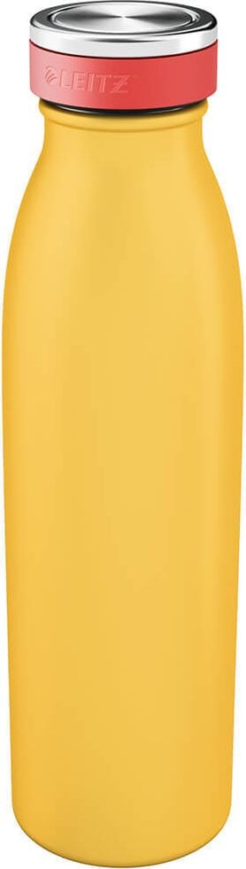Trinkflasche Leitz Cosy Thermosflasche 9016, 500ml, mit Deckel, doppelwandiger Edelstahl,
farbig, gelb
