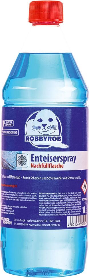 Kfz-Scheibenenteiser Robbyrob 8601000000, 1 Liter, Nachfüllflasche