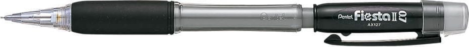 Druckbleistifte Pentel Fiesta II AX127, 0,7mm, HB, schwarz, schwarz