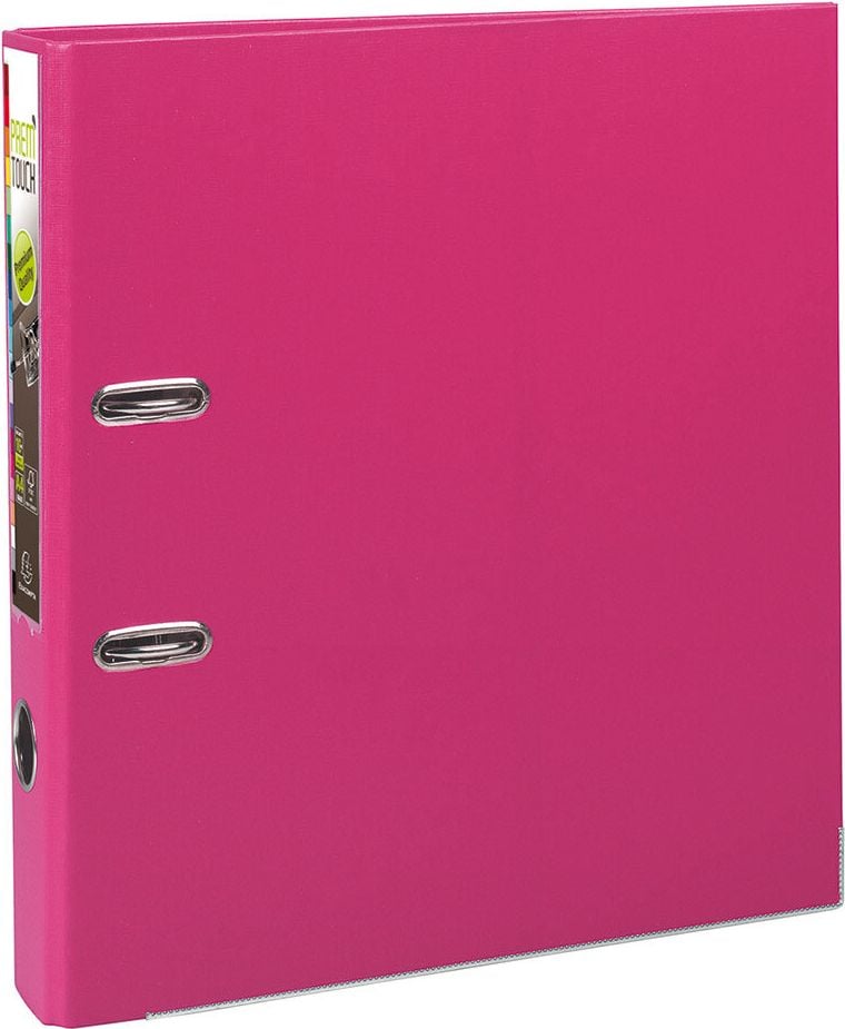 Ordner A4 Exacompta Prem Touch 531E, 50mm, PP, A4 Überbreite, 5cm Rücken, PP-Folie, rosa