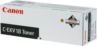 Canon Lasertoner CEXV 18, schwarz, (0386B002), 430g,
8.400 Seiten