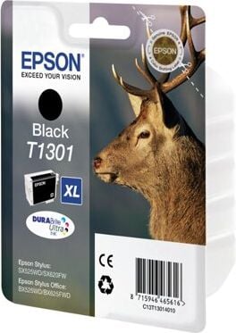 Epson Tintenpatrone T1301, schwarz, 25,4ml