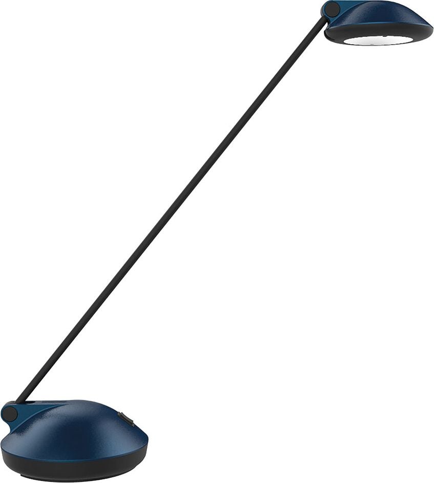 LED-Schreibtischleuchte Unilux JOKER 2.0 400179659, 6 W, LED (warmweiß), 478 Lumen, 2-stufig dimmbar, dunkelblau