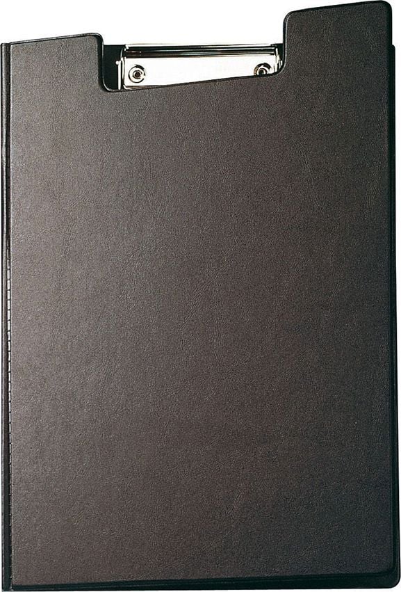 Klemmmappen Maul Schreibmappe 23392, A4, Karton folienkaschiert, mit Stiftschlaufe, schwarz