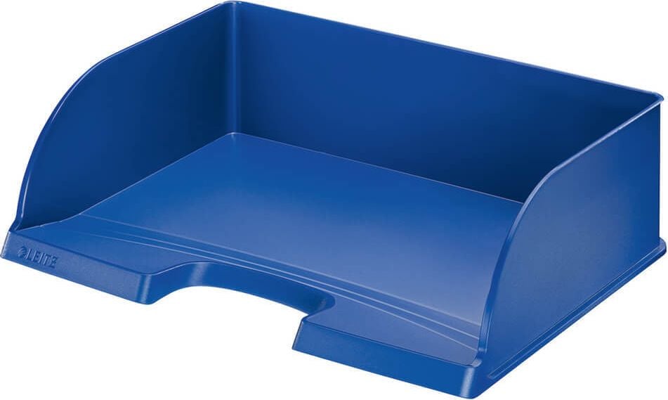 Ablagekorb Leitz Plus Jumbo 5219, A4 quer, 10,3cm hoch, Polystyrol (PS), blau