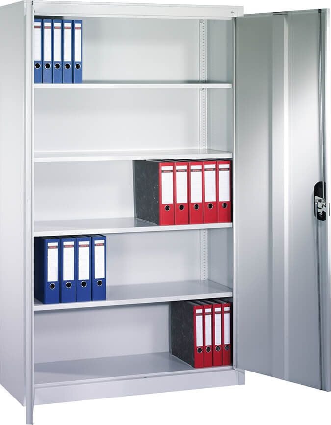 Aktenschrank CP C 2000 Acurado 9460-000, 120x195x40cm (BxHxT), 2 Flügeltüren,
4 Fachböden, 5 Ordnerhöhen, anthrazit