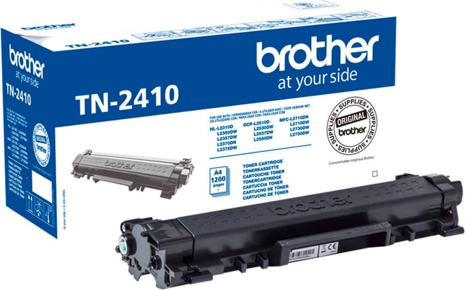Brother Lasertoner TN-2410, schwarz, 1.200 Seiten