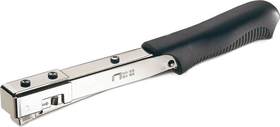 Heftgerät Rapid Handy R19E 20726001, Hammertacker, für Nr. 13 4-6mm
Feindrahtklammern, schwarz/silber