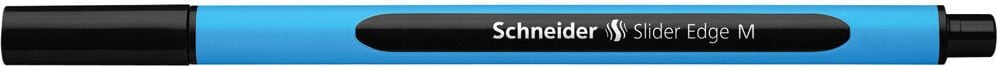 Kugelschreiber Schneider Slider Edge M 1521, Einweg, Strichbreite M ca. 0,5mm, Kappe in Schreibfarbe, schwarz