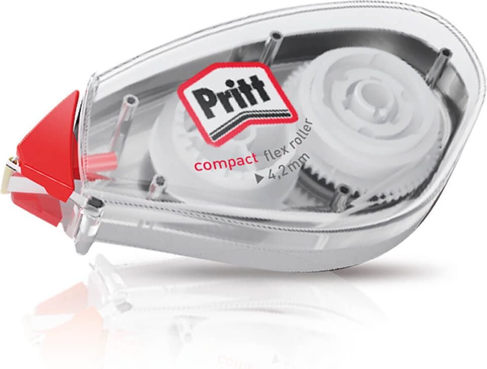 Korrekturroller Pritt Compact Flex 9H PCK4B, 4,2mm breit/10m lang, weiß