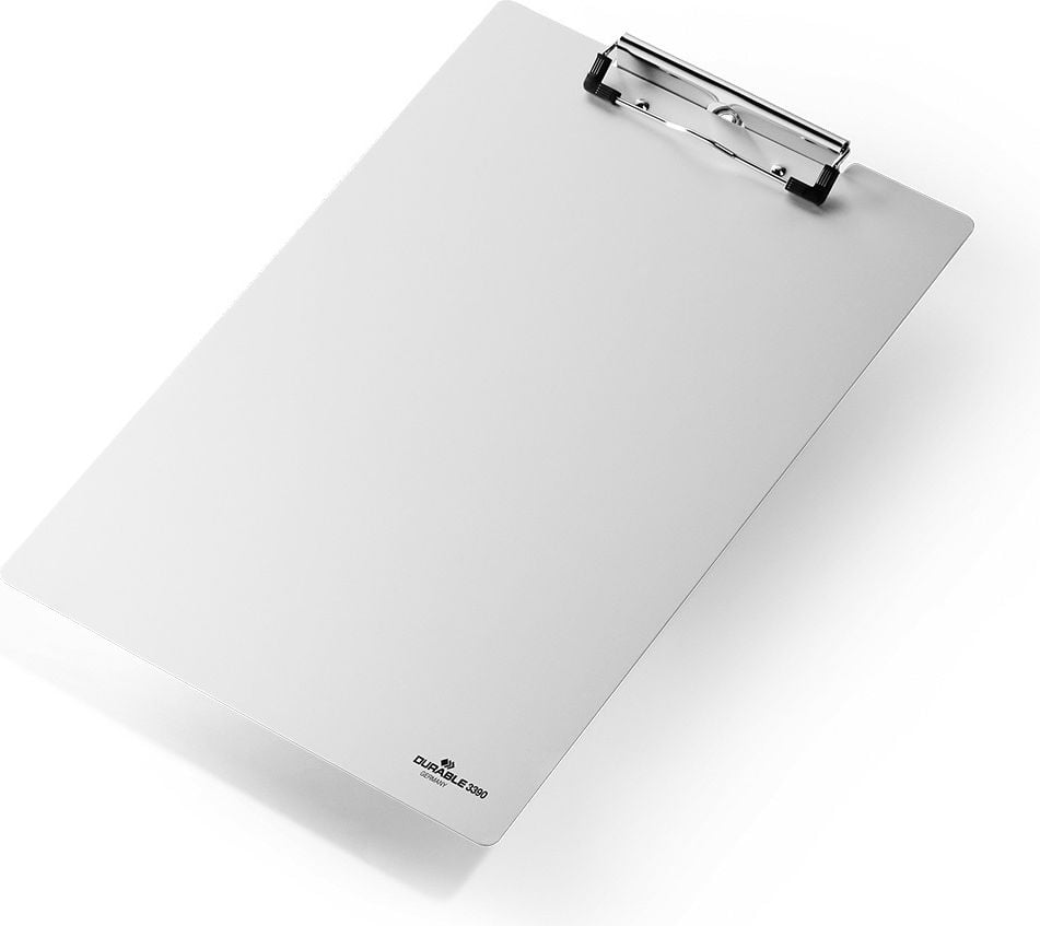 Klemmbrett Alu Durable 339023, A4, recyeltes Aluminium, mit Klemme