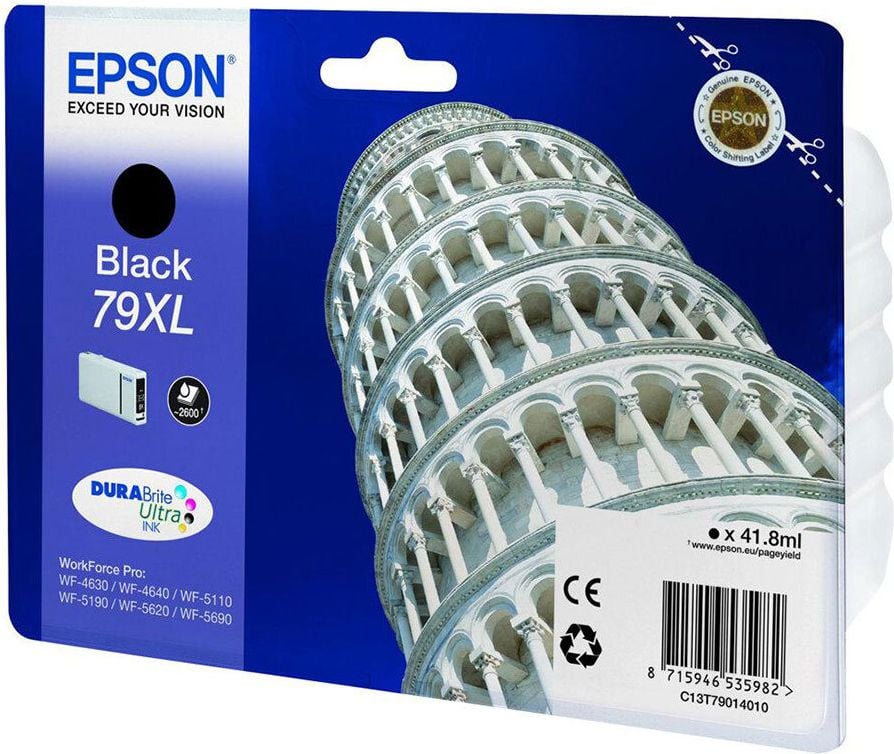 Epson Tintenpatrone T7901 79XL, schwarz, 2.600 Seiten