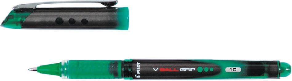 Tintenroller Pilot V Ball Grip BLN-VBG10 2233, 0,6mm, Gehäusefarbe=Schreibfarbe, grün