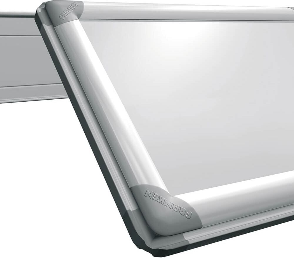 Pinntafeln Franken PRO PT8303, 90x120cm, Tafelfläche aus Filz, Alurahmen, grau