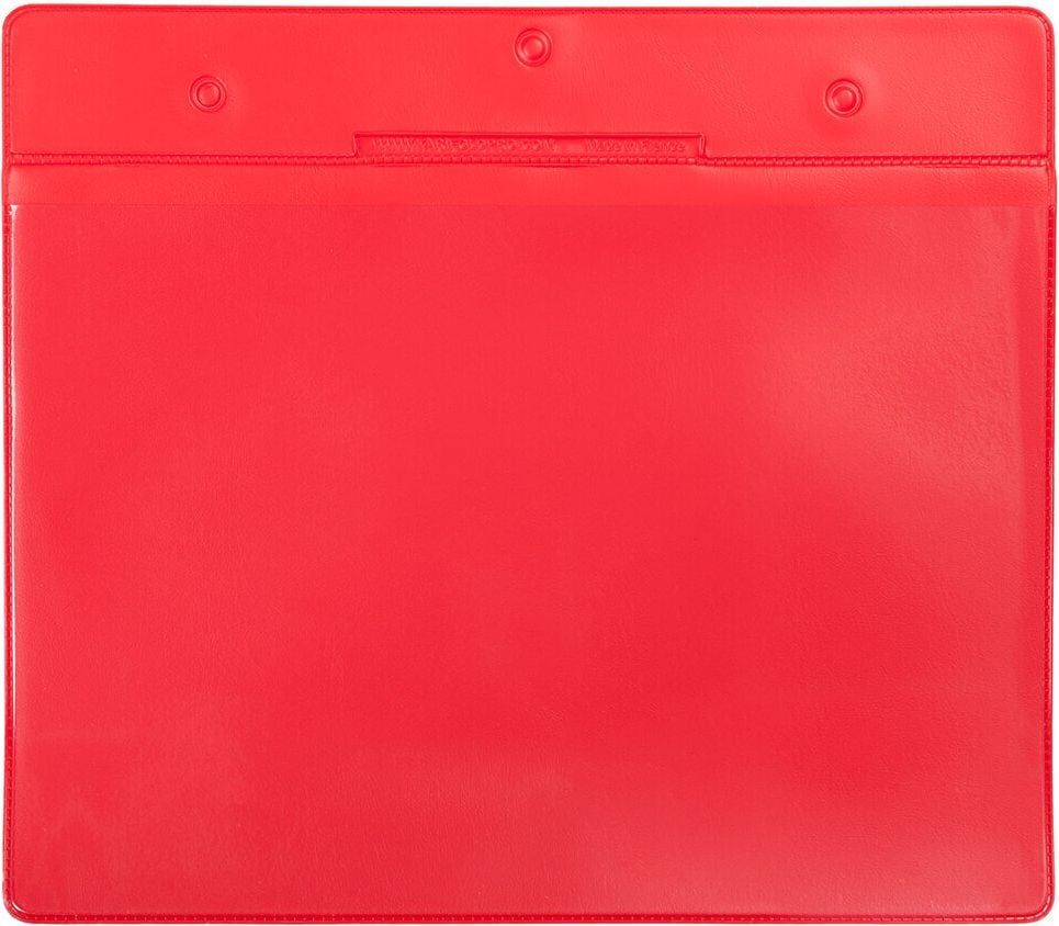 Gitterboxtaschen tarifold Kennzeichnungshülle 16124, A5 quer, variable Befestigung, PVC,
Pack 10 Stück, blau