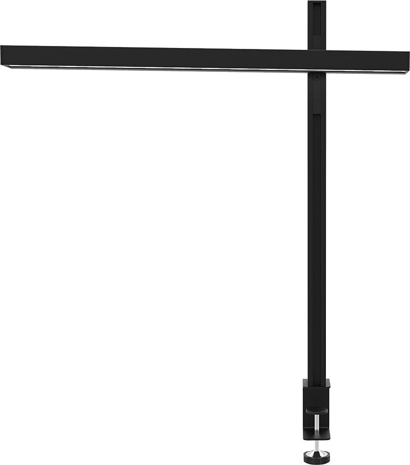 LED-Schreibtischleuchte Unilux ZENITH 400188588/400188589, 11 W, LED (warmweiß-tageslichtweiß), 113lm/W, 5 Farbtemperaturen, dimmbar, Tischklemme, schwarz