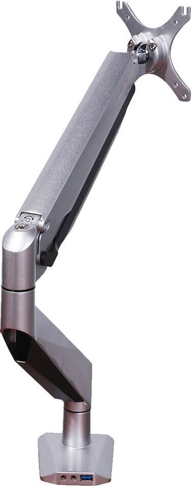 Monitorhalter BakkerElkhuizen Smart Office 11 BNESO11, 1 Arm, Tragfähigkeit bis zu 8 kg,
Klemmhalterung, mattsilber