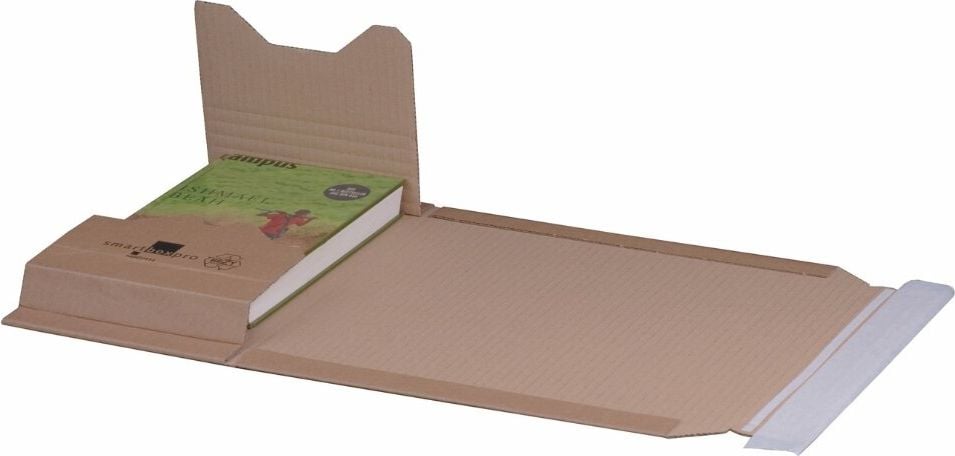 Universalverpackungen Smartbox Pro 211101325, A5+, Innenmaße: 249x165x60mm (LxBxH),
variable Höhe, Aufreißfaden, braun, Pack 25
Stück