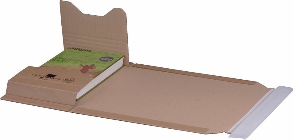 Universalverpackungen Smartbox Pro 211101325, A5+, Innenmaße: 249x165x60mm (LxBxH),
variable Höhe, Aufreißfaden, braun, Pack 25
Stück