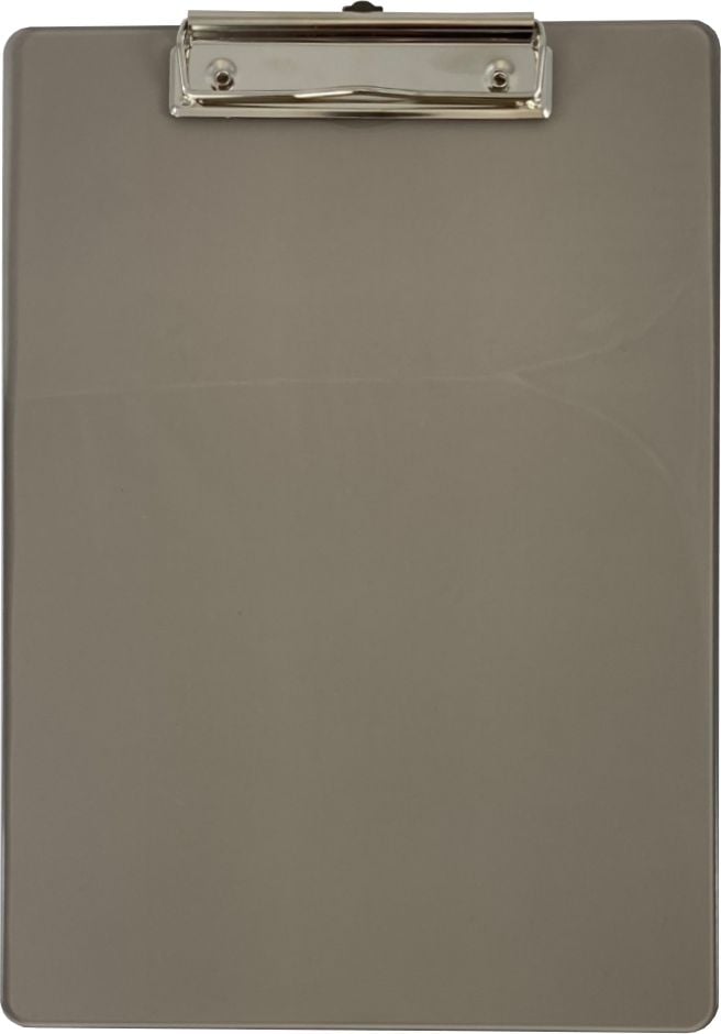 Klemmbretter Alco 5511, A4, Kunststoff, transluzent, rauch