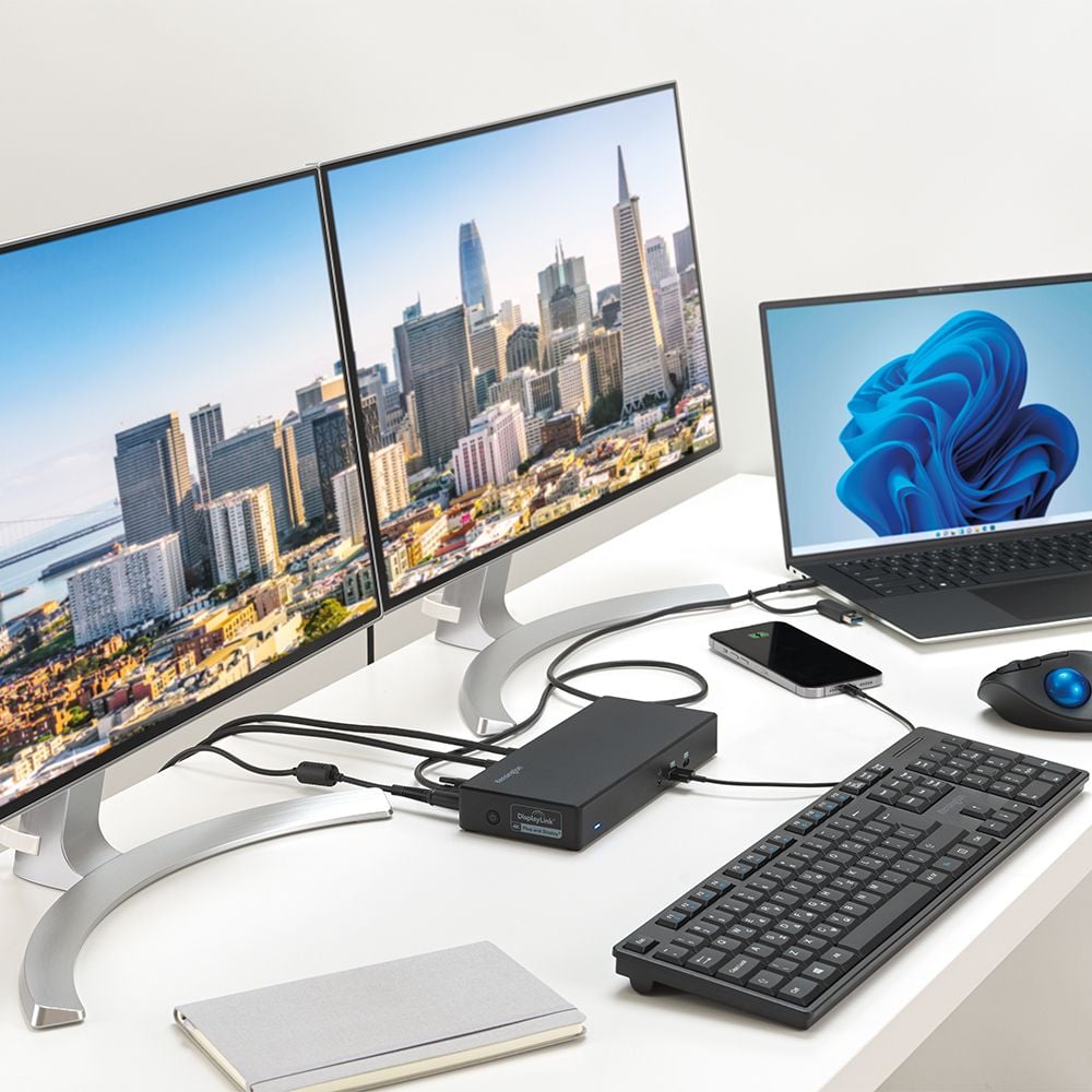Dockingstation Kensington SD4781P EQ K33603EU, USB-C, 6 USB-Anschlüsse, DisplayPort, HDMI