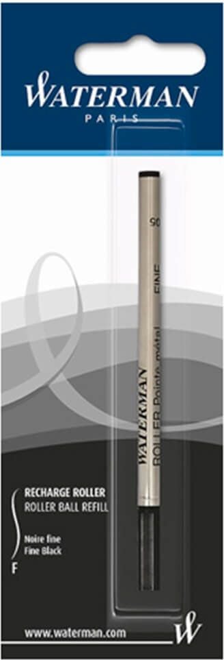 Tintenrollerminen Waterman 1964018/1964019, F, Pack 12 Blister à 1 Stück, schwarz