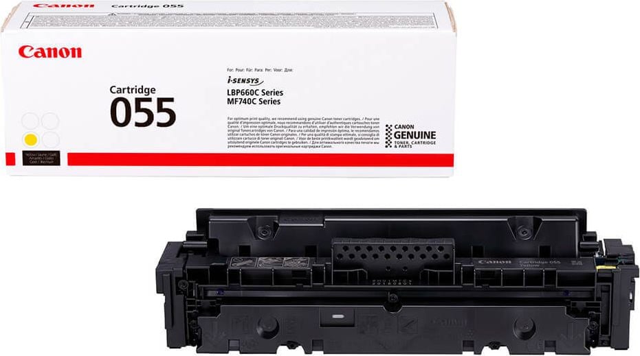 Canon Lasertoner 055Y, yellow, (3013C002), 2.100 Seiten