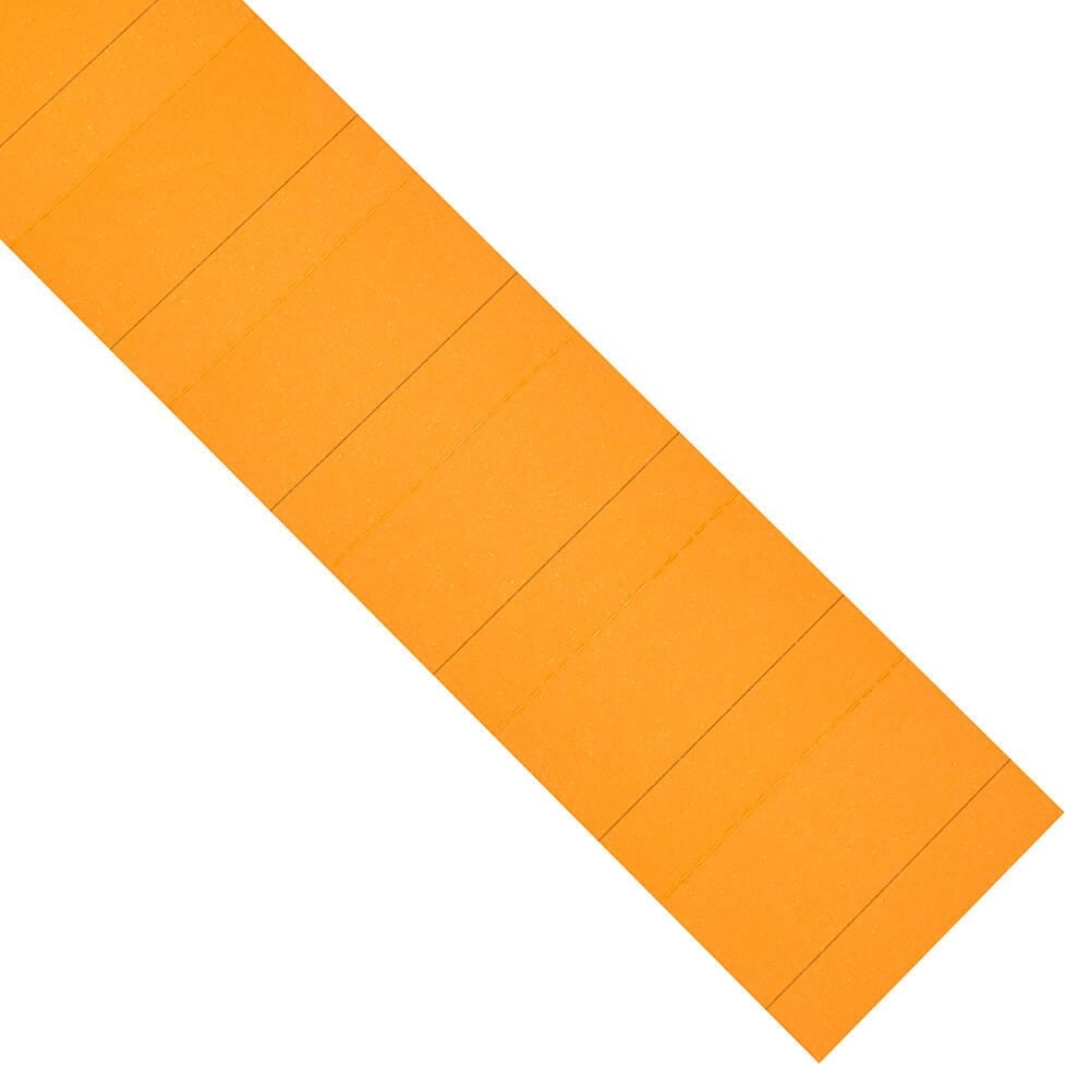 Einsteckkarten für Stecktafeln Magnetoplan 12913, 60x32mm, blanko, Pack 90 Stück, orange
