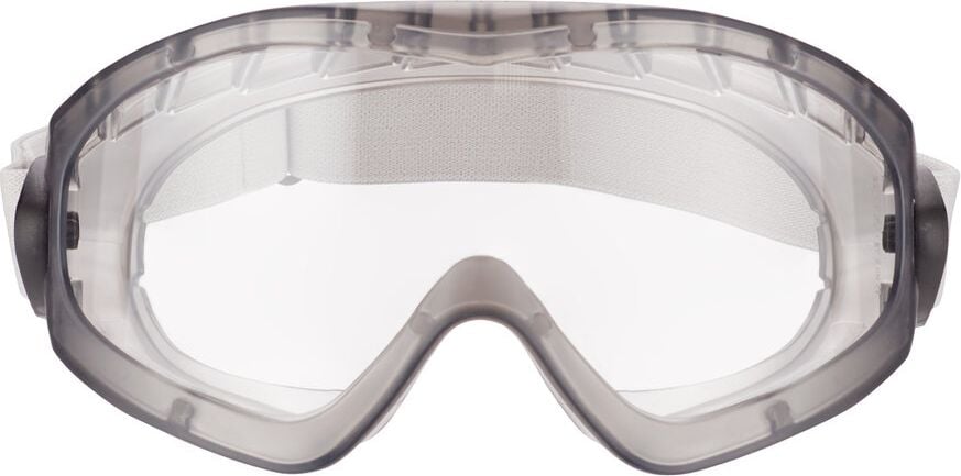Schutzbrille 3M 2890C1, kratzfest, UV-Schutz, beschlagfrei, klare Polycabonatscheiben,
weiche Polster am Nasensteg, grau