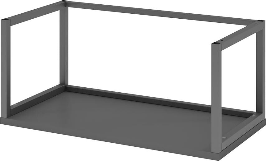 Modul für Schranksystem Hammerbacher FlexWall Rahmenelement, Threespine-Klicksystem, 80 x 40 x 35,2 cm (B
x T x H), graphit