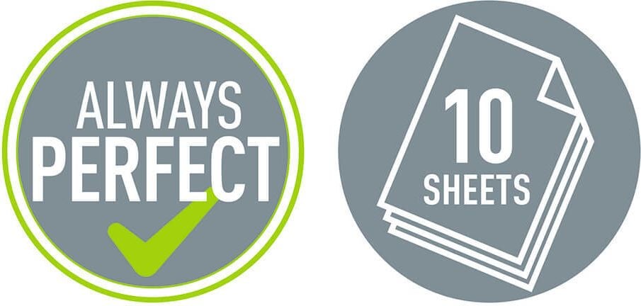 Heftgerät Leitz New NeXXt 5517, bis 10 Blatt Einlegetiefe: 50mm, für Nr. 10
Klammern, schwarz