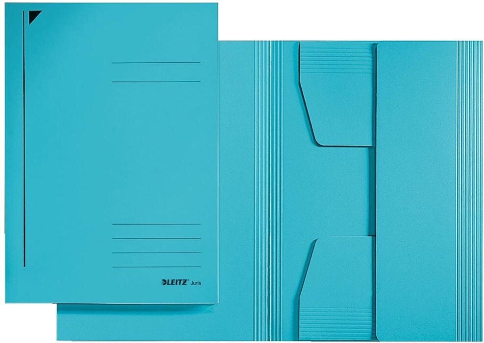 Jurismappen Leitz 3923, DIN A3, 3 Jurisklappen, Pendareckarton (RC)
430 g/m², grün