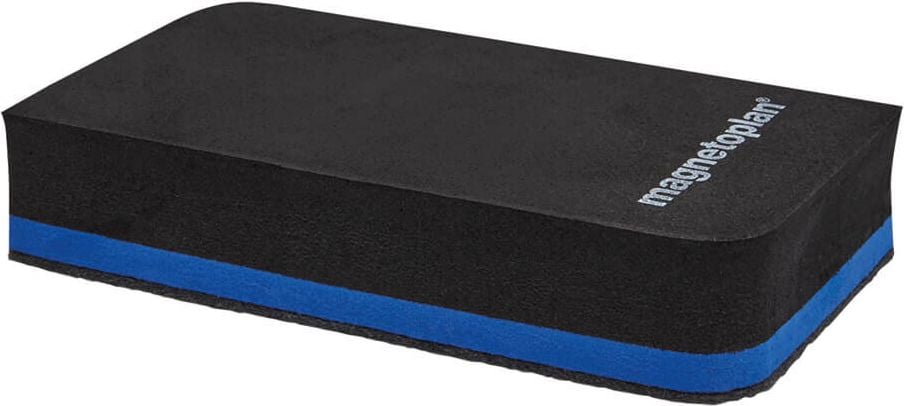 Tafelwischer Magnetoplan Pro+ 12289, magnetisch, 11,3x6,1x2,2cm, schwarz/blau