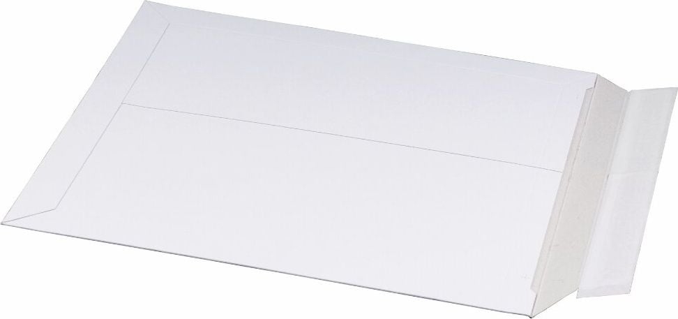 Vollpappe-Versandtaschen Smartbox Pro 230110525, C4, Innenmaße: 255x342x50mm (LxBxH), variable Höhe, selbstklebend, mit Aufreißfaden, weiß, Pack 25 Stück