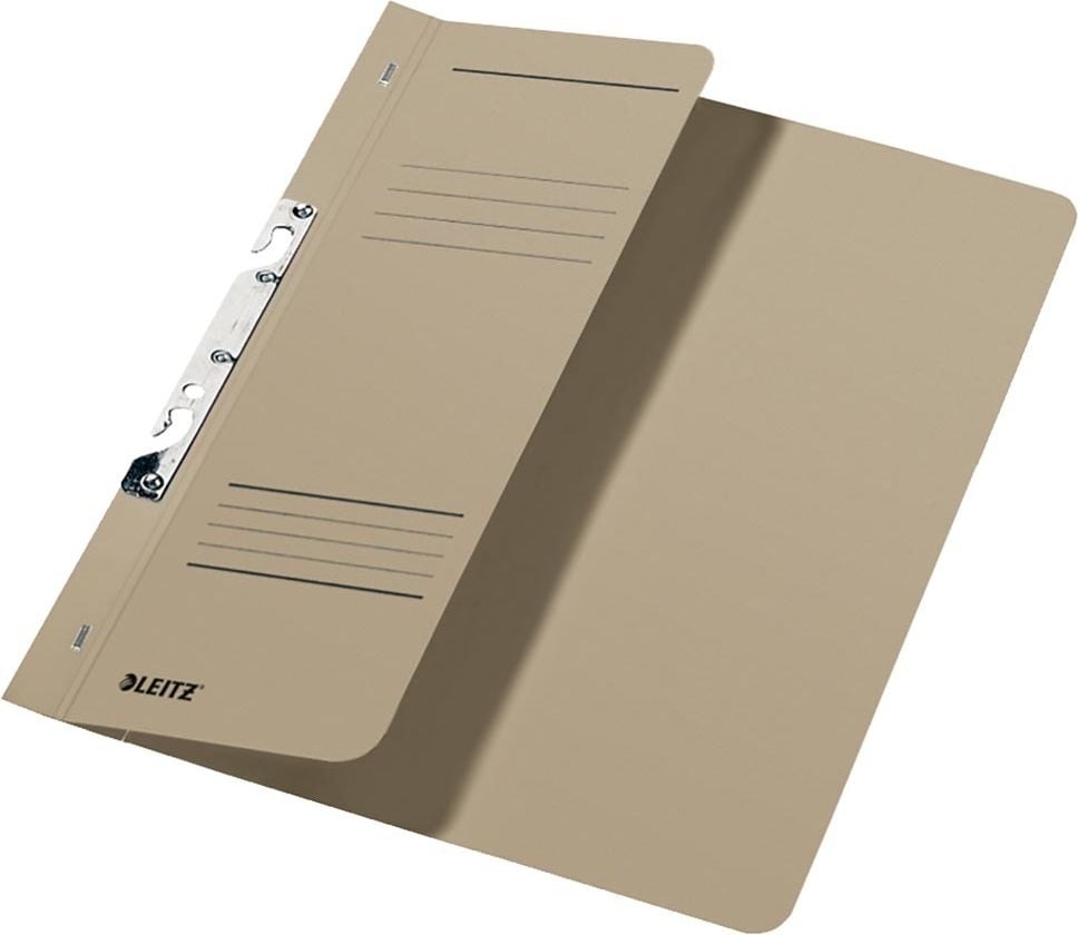 Einhakhefter Leitz 3744, A4, 1/2 Deckel, kaufm. Heftung, Manilakarton
250 g/m², grau
